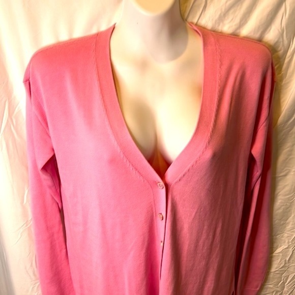Talbots Dusty Pink women's vneck cardigan size XS - Picture 2 of 6